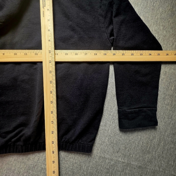 Adidas Cropped Black Hoodie - Youth L (14) - Great for Teens/Small Adults - Picture 4 of 7